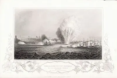 Bombardment Of Odessa By The English And French, April 22 1854, The Explosion Of The imperial Mole