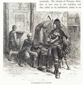 A Bashi-Bazouk And Bread Seller