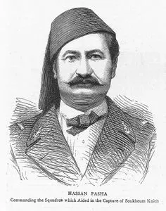 Hassan Pasha, Commanding The Squadron Which Aided In The Capture Of Soukhoum Kaleh