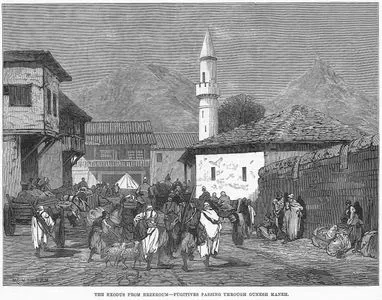 The Exodus From Erzeroum Fugitives Passing Through Gunesh Haneh