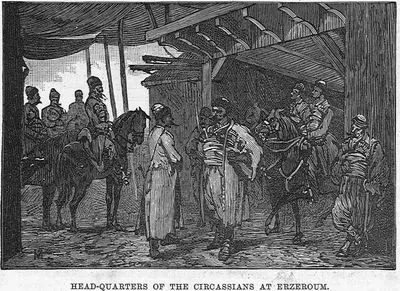 Headquarters Of The Circassians At Erzeroum