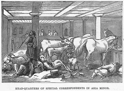 Head-Quarters Of Special Correspondents İn Asia Minor