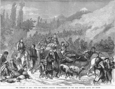 The Campaign İn Asia, With The Russians, Fugitive Turco-Armenians On The Road Between Araval And Erivan