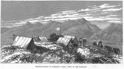 Sketches Of The War, Head-Quarters Of Suleiman Pasha, Army Of The Balkans