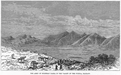 Sketches Of The War, The Army Of Suleiman Pasha İn The Valley Of The Tundja,Balkans
