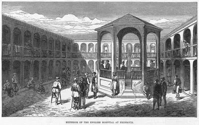 Sketches Of The War, Exterior Of The English Hospital At Erzeroum