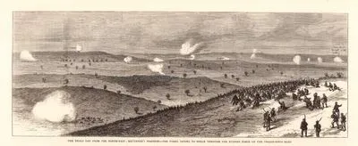 With The Russians Before Plevna-The Third Day From The North East, Krudener's Position, Turks Trying To Break Through The Russian Force On The Trojan-Sofia Road