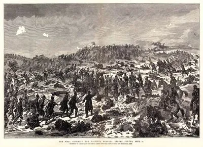 The War, Storming Grivitza Redoubt Before Plevna, Sept. 11