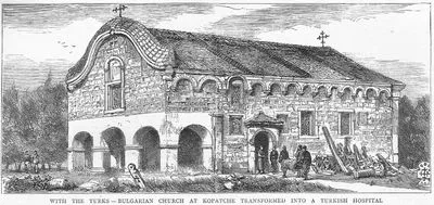 With The Turks-Bulgarian Church At Kopatche Transformed İnto A Turkish Hospital