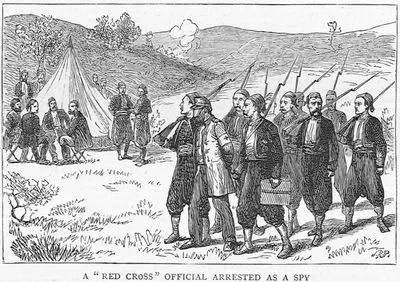 With The Turks-On The Lom-A "Red Cross" Offical Arrested As A Spy