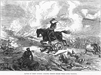 Battle Of Gorny Dubnik-Colonel Chebins Killed While Lying Wounded