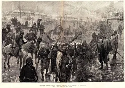 The War, Turkish Troops Changing Quartres From Sinankeui To Kaceljevo