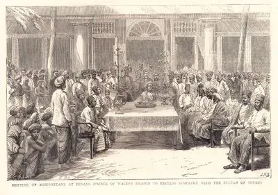 Meeting Of Mahomedans At Penang (Prince Of Wales's Island) To Express Sympathy With The Sultan Of Turkey