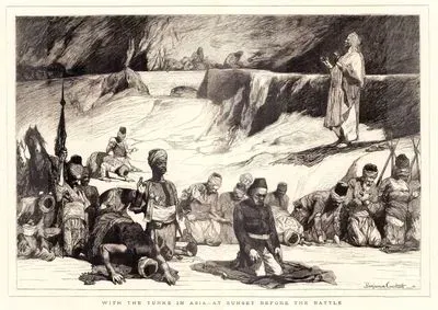 With The Turks in Asia, At Sunset Before The Battle