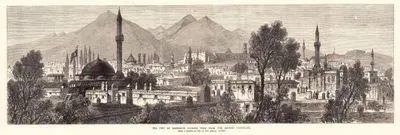 The City Of Erzeroum, Looking West From The British Consulate