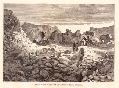 Dr.Schliemann's Excavations in the Troad-The So-Called Scaean Gate And Palace Of Priam, Hissarlik