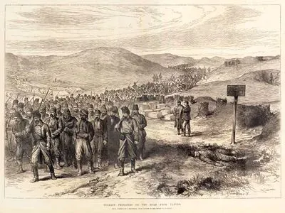 Turkish Prisoners On The Road From Plevna