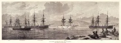 The British Squadron Off Tuzla, Sea Of Marmaro-Sultan, Torch (Despatch Boat), Alexandra(Flagship), Temeraire, Achilles