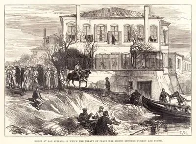 House At San Stefano in Which The Treaty Of Peace Was Signed Between Turkey And Russia