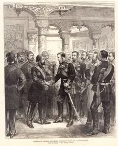 Meeting Of General Skobeleff And Osman Pasha at Constantinople