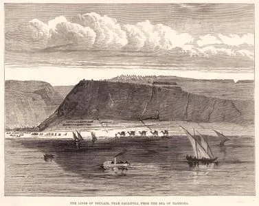 The Lines Of Boulair Near Gallipoli From The Sea Of Marmora