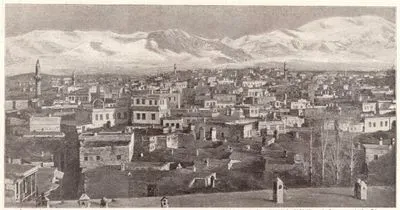 Erzeroum View looking South From The Bell Tower Of Armenian Church