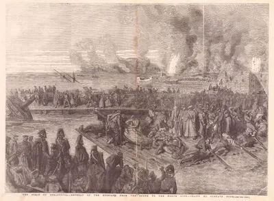 The Siege of Sebastopol, Retreat Of The Russians From The South To The North Side