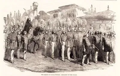 The Bairam at Constantinople, Procession Sultan