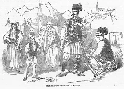 Montenegrin Refugees in Scutari