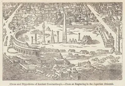 Circus And Hipodrome At Ancient Constantinople
