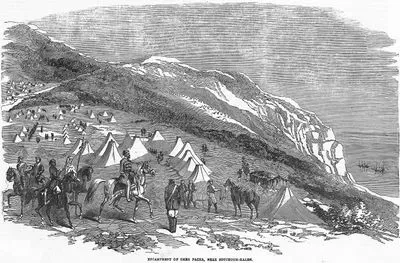 Encampment Of Omer Pacha Near Souchoum Kaleh