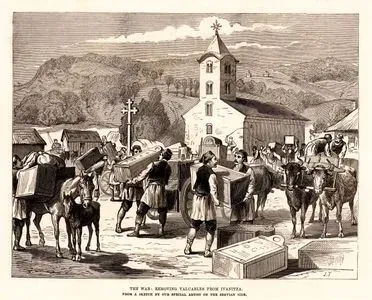 The War, Removing Valuables From Ivanitza