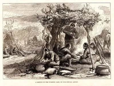 The War in Servia- A Sketch İn Turkish Camp