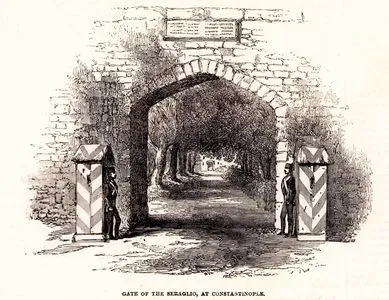 Gate Of The Seraglio At Constantinople