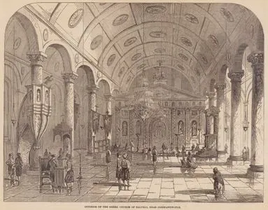 Interior Of The Greek Church Of Balukli Near Constantinople