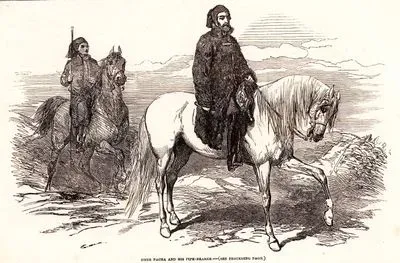 Omer Pacha And His Pipe Bearer