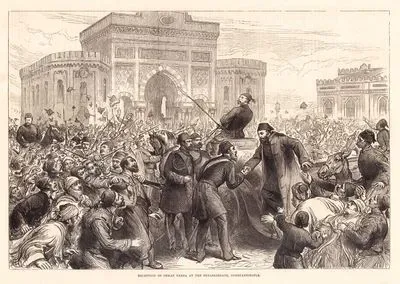 Reception Of Osman Pasha At The Seraskierate, Constantinople