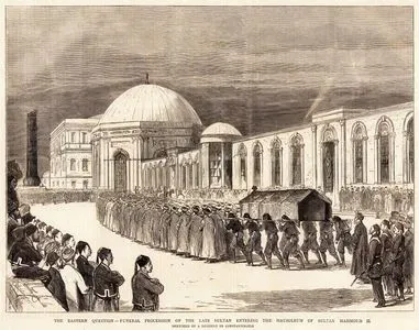 The Eastern Question-Funeral Procession Of The Late Sultan Entering The Mausoleum Of Sultan Mahmoud II.