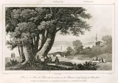 Prairie De Buyuk-Dere, Les 40 Arbres Ou Le Platane De Godefroy De Bouillon-Pradera De Buiuk-Dere, Los 40 Arboles O El Platano De Godofredo De Bouillon (Buyukdere Plane Tree-
Godefroy De Bouvillon Plane Tree)