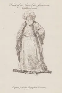 Habit of an Aga of the Janisaries From Vien`s Caravan