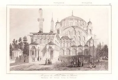 Mosquée de Sultan Selim a Scutari-Mezquita del Sultan Selim en Escutari (Uskudar Selimiye Mosque, Istanbul)