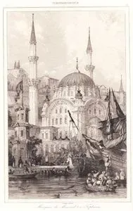 Mosquée de Mamoud II a Tophane (Nusretiye Mosque and Tophane Clock Tower, Istanbul)