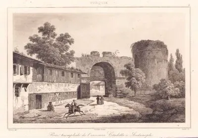 Porte Triomphale de l'Ancienne Citadelle a Andrinople (Edirne)