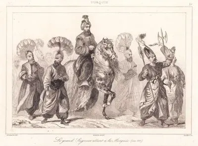 Le Grand Seigneur Allant a la Mosque (vers 1788)