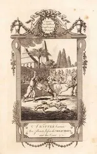 A Battle Between Men & Beasts, Before the Great Mogul and His Court