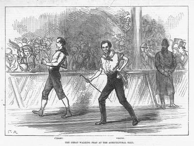 The Great Walking Feat At The Agricultural Hall(Edward Payson Weston And Daniel O'Leary)
