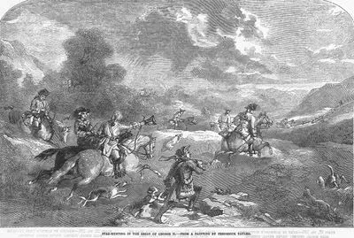 Stag Hunting in The Reign Of George II.