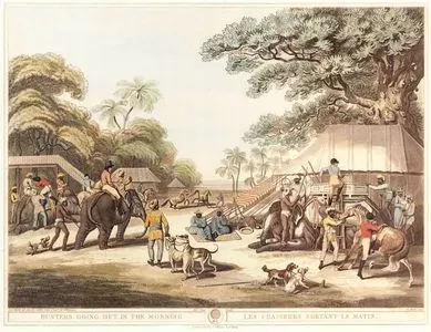 Hunters Going Out in the Morning-Les Chasseurs  Sortant Le Matin