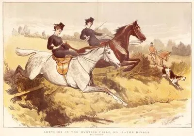 Sketches in The Hunting Field, No.II, The Rivals