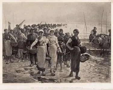 The Return Of The Oyster Fishers At Cancale